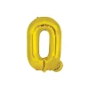 Gold Alphabet Foil Balloon Letter Q