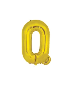 Gold Alphabet Foil Balloon Letter Q