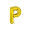 Gold Alphabet Foil Balloon Letter P