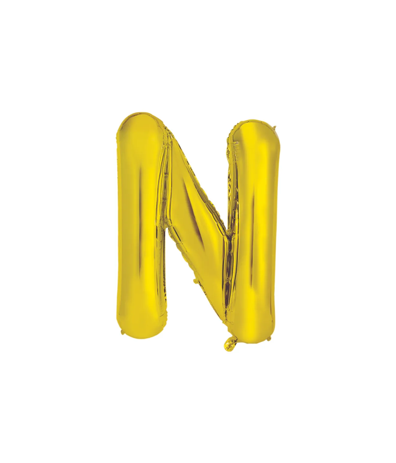 Gold Alphabet Foil Balloon Letter N