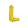 Gold Alphabet Foil Balloon Letter L
