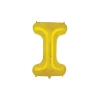 Gold Alphabet Foil Balloon Letter I