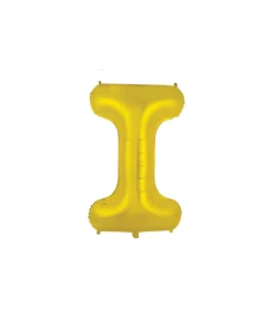 Gold Alphabet Foil Balloon Letter I