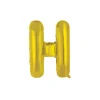 Gold Alphabet Foil Balloon Letter H