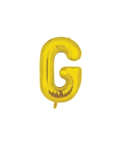 Gold Alphabet Foil Balloon Letter G
