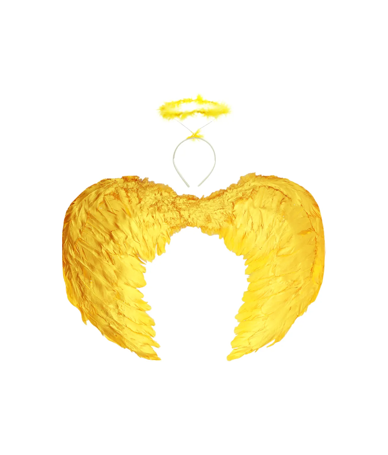 Gold Angel Wings & Headband 80cm