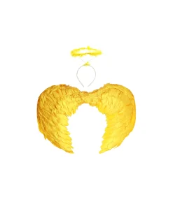 Gold Angel Wings & Headband 55cm