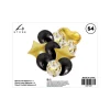 Gold & Black Party Balloons Assorted 10pc