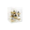 Gold Confetti Bulb Cool White Lights 1.65m