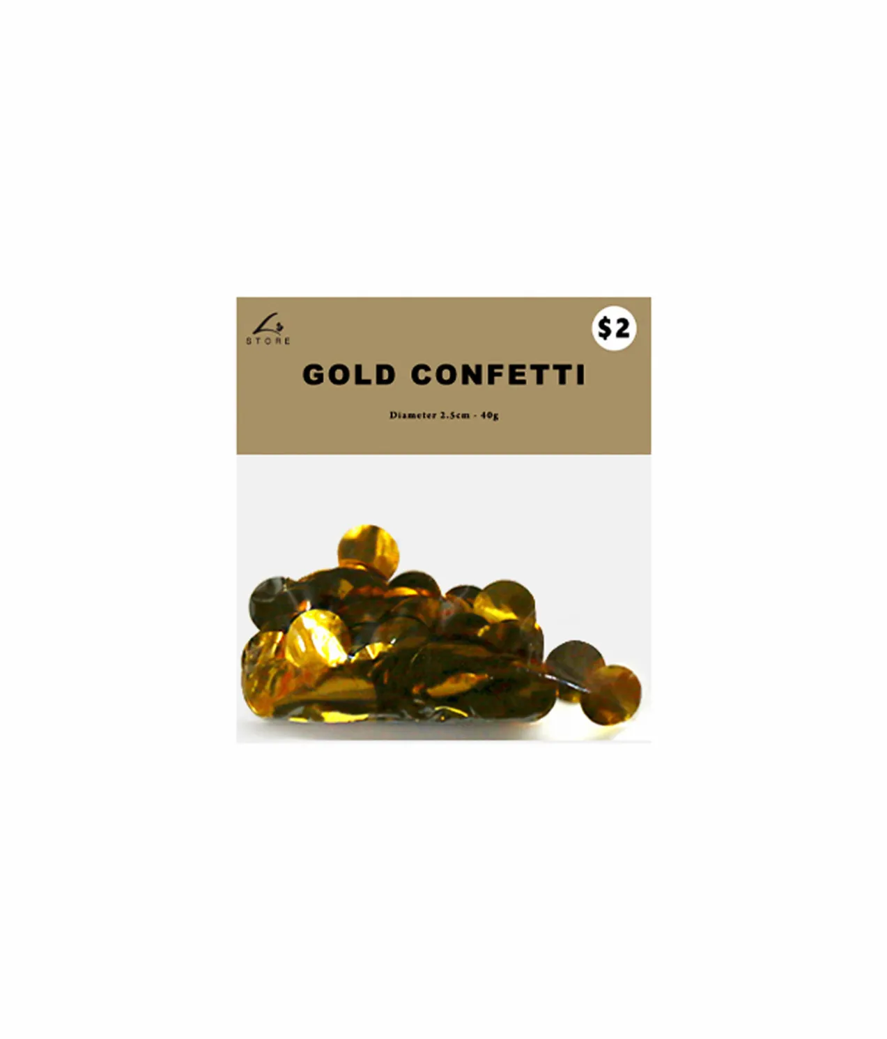 Gold Confetti 40g