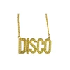 Gold Disco Necklace