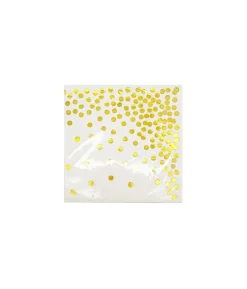 Gold Dots Small Napkins 20pc