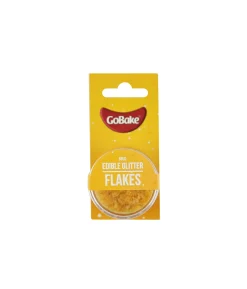 Gold Edible Glitter Flakes 2g