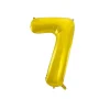 Gold Foil Number Balloon 7