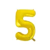 Gold Foil Number Balloon 5