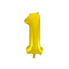 Gold Foil Number Balloon 1