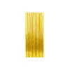 Gold Foil Paper Straws 25pk