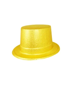 Gold Glitter Top Hat