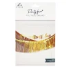 Gold Happy Birthday Foil Tassels Banner