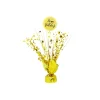 Gold Happy Birthday Table Centerpiece