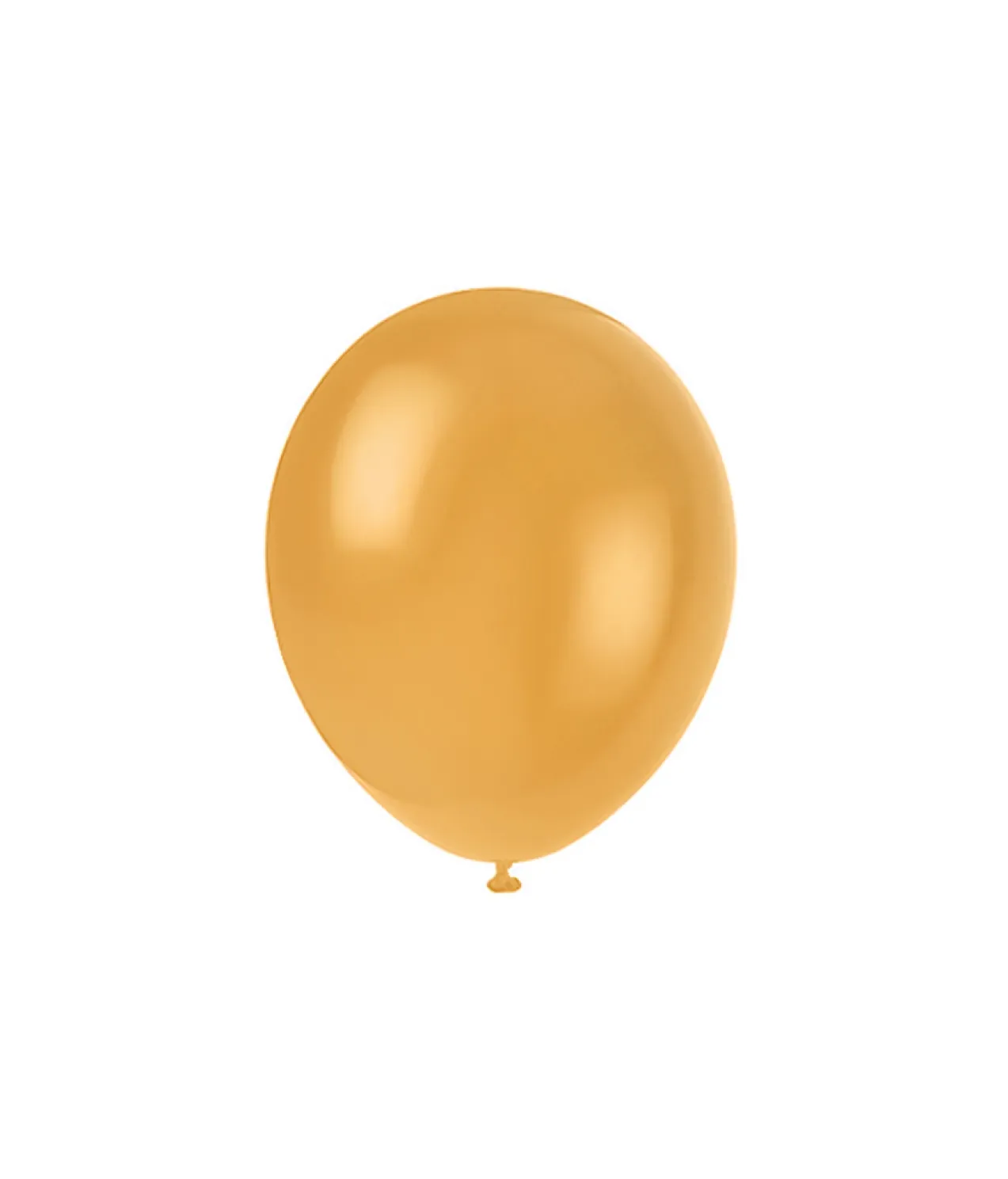 Gold Latex Plain Balloons 5inch 50pk