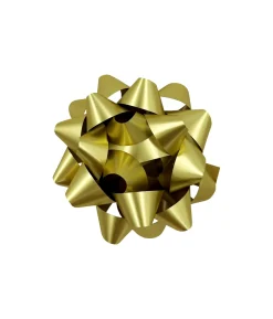 Gold Matte Gift Bow 20cm 1pc