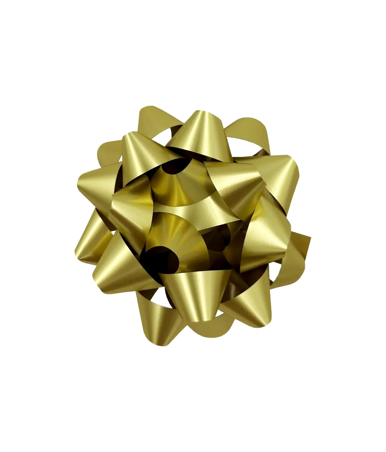 Gold Matte Gift Bow 20cm 1pc