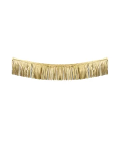 Gold Paper Fringe Banner 2m