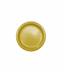Gold Paper Plates 20x7in