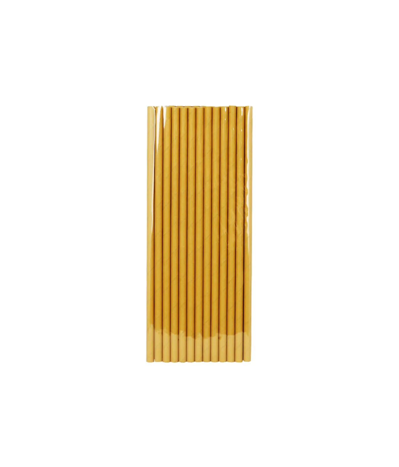 Gold Paper Straws 25pk