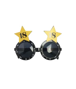 18 Gold Party Glasses