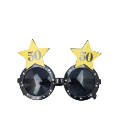 50 Gold Party Glasses