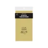 Gold Plastic Tablecover 137x274cm