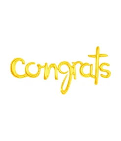 Gold Script Congrats
