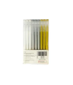 Gold Silver White Color Gel Pen 9pc