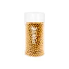 Gold Sugar Pearls 4mm 80g