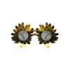 Gold Sunflower Party Glasses