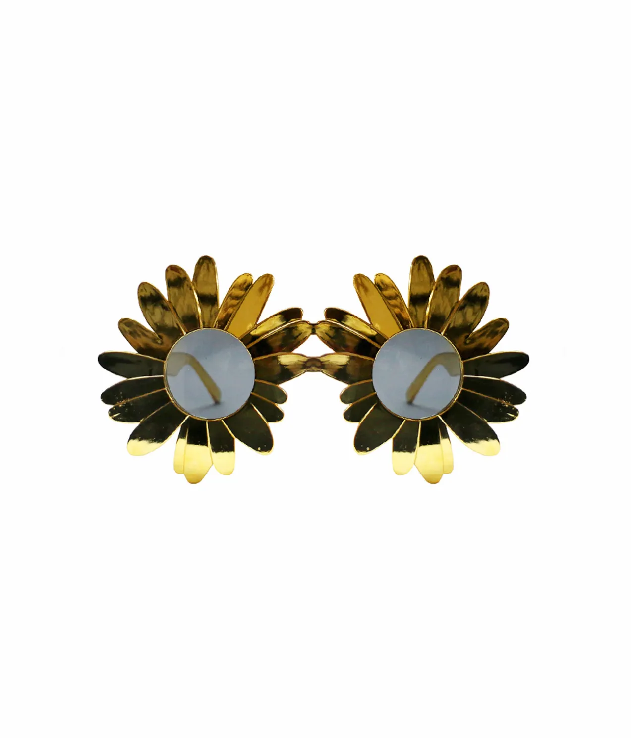 Gold Sunflower Party Glasses