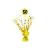 Gold 50th Birthday Table Centerpiece