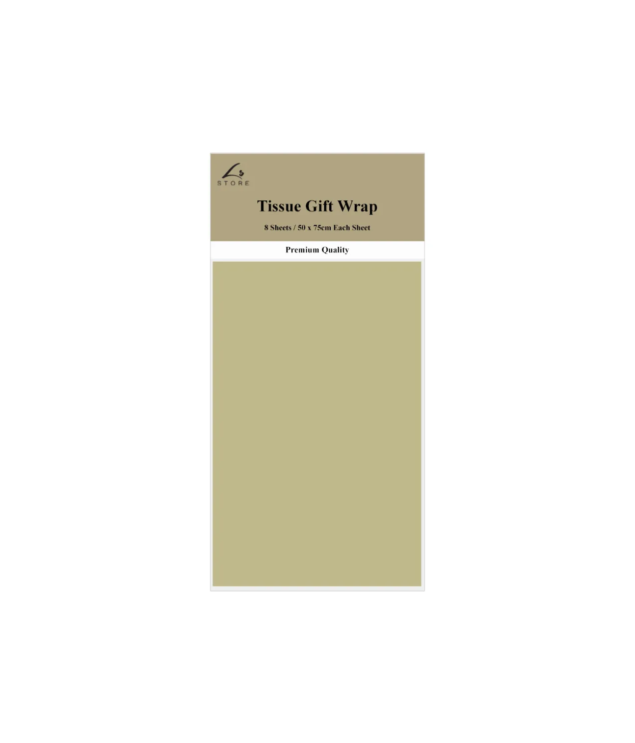 Gold Tissue Paper 8pk