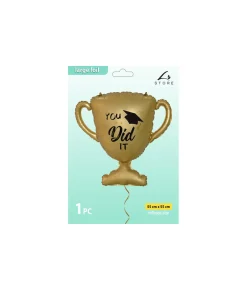 Graduation Trophy Foil Balloon 55x55cm