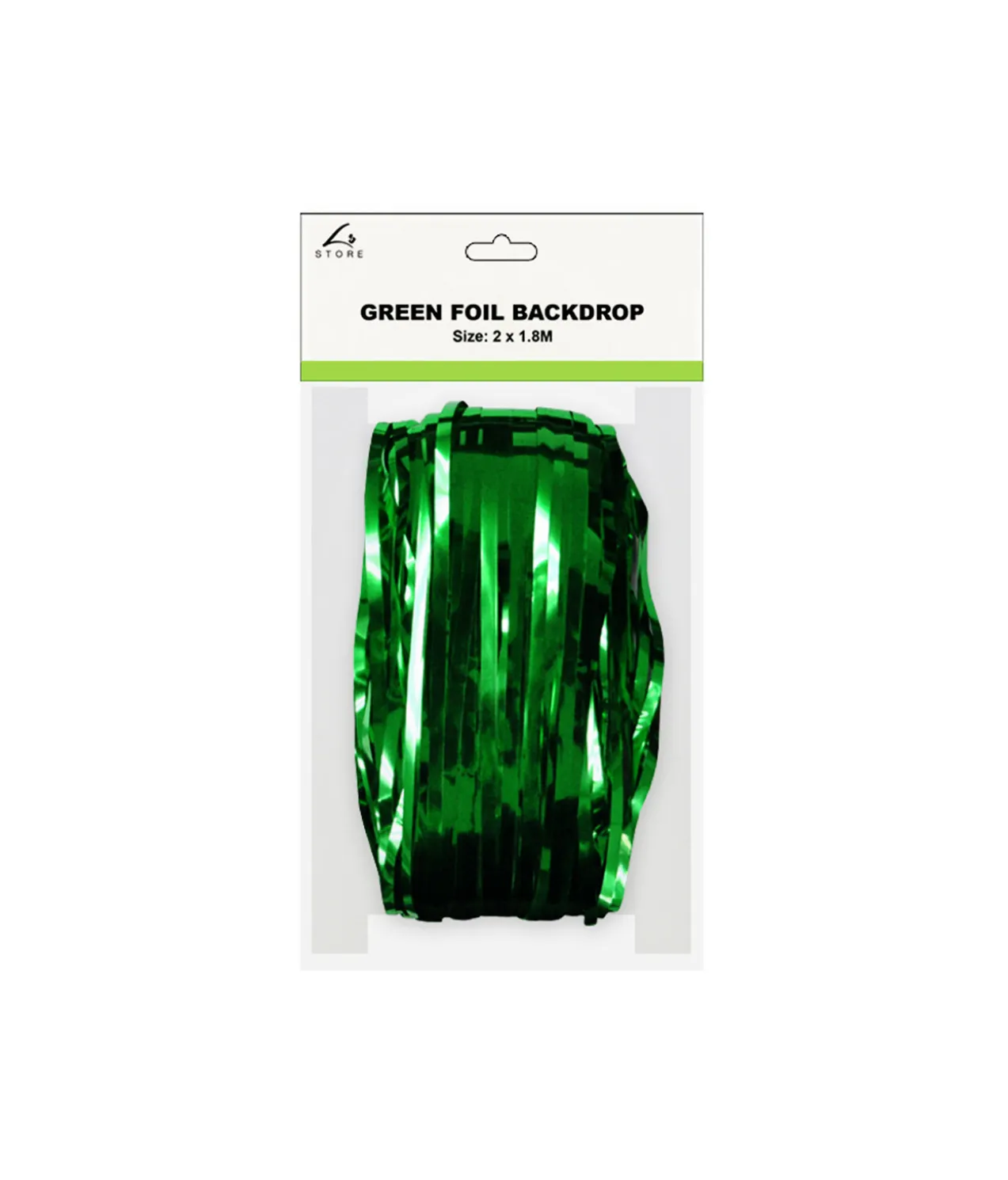 Green Backdrop 2×1.8m