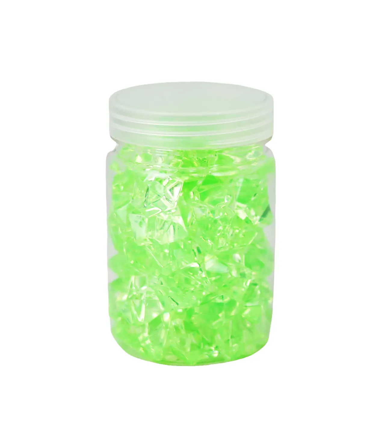 Green Big Crystal Plastic Stone 160g