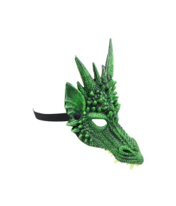Green Dragon Foam Half Mask
