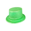 Green Glitter Top Hat