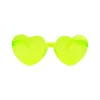 Green Heart Shape Glasses