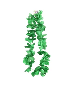 Green Metallic Flower Lei