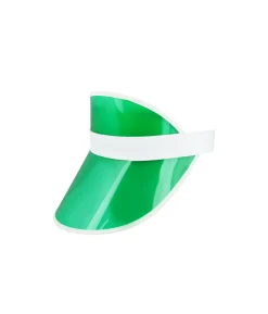 Green Transparent Plastic Visor