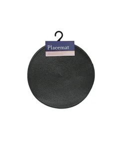 Grey PP Placemat Round 38cm
