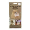 Gunny Cutlery Bags With Lace 11x21cm 3pc